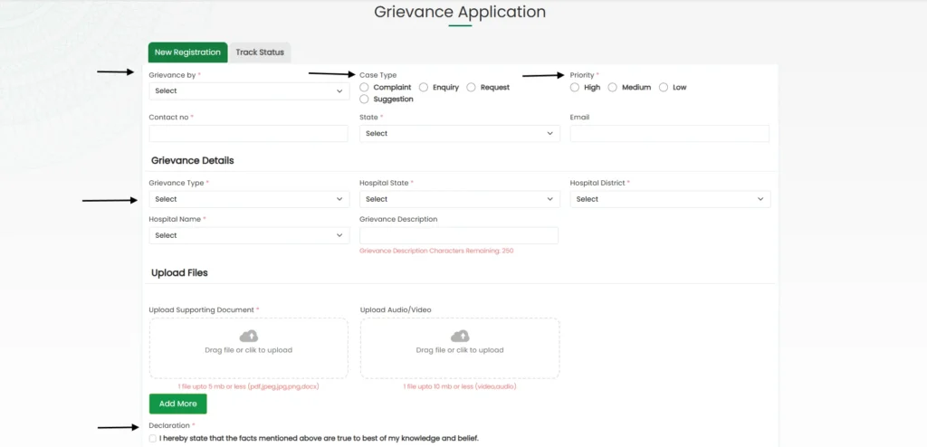 biju swasthya kalyan yojana grievance registration