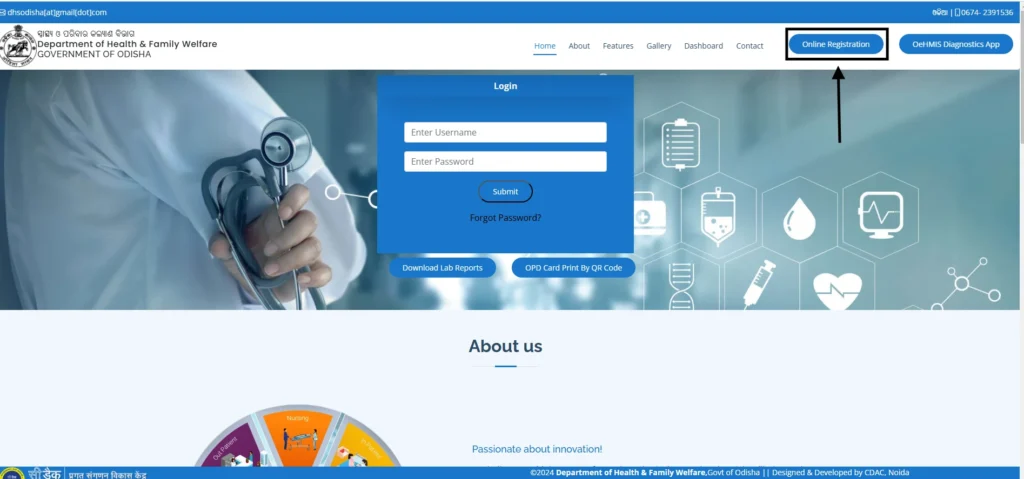 eswasthya odisha portal registration