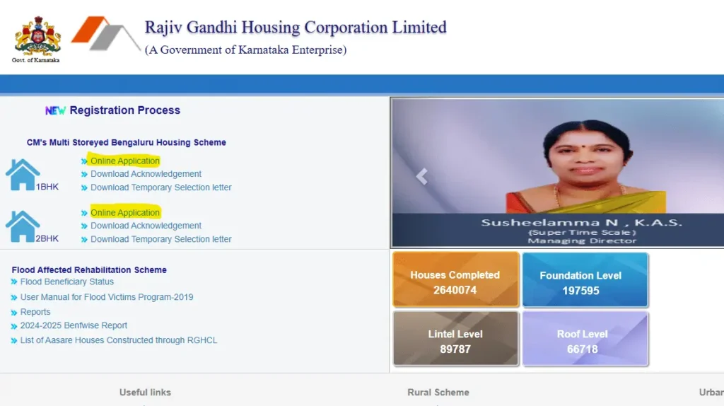 rajiv gandhi housing scheme